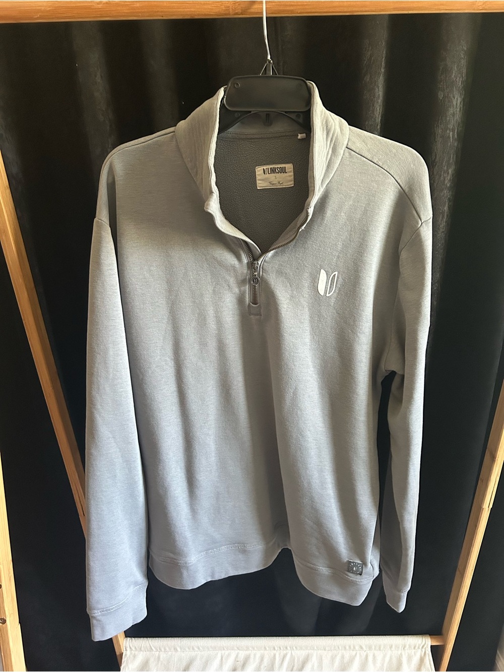 Linksoul Charcoal Gray Fleece Pullover